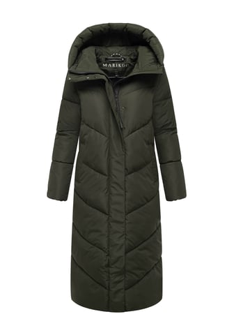 Marikoo women’s quilted winter coat Ranjaa with hood & reflective details
