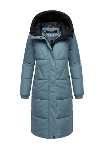 Marikoo women’s quilted coat Yaskaa with hood & warm fleece lining