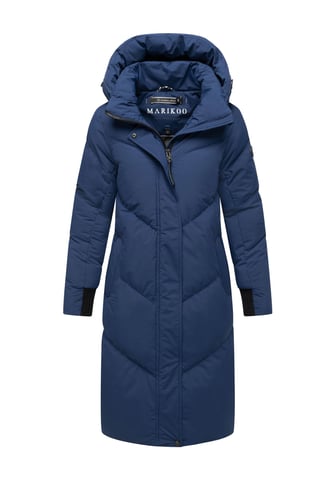 Marikoo women’s quilted coat Teonaa with detachable hood & sporty chic