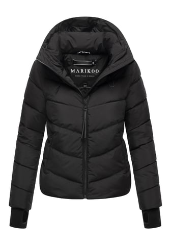 Marikoo women’s quilted jacket Yukanii with hood & feminine fit