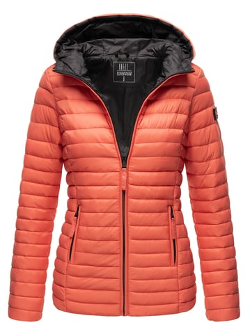 Marikoo women’s quilted jacket – Asraa, lightweight with hood & contrast lining