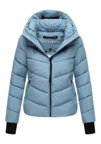 Marikoo women’s quilted jacket Yukanii with hood & feminine fit