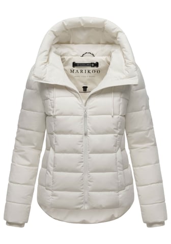 Marikoo women’s quilted jacket Tayenaa with hood & fleece-lined pockets