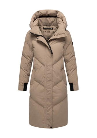 Marikoo women’s quilted coat Teonaa with detachable hood & sporty chic