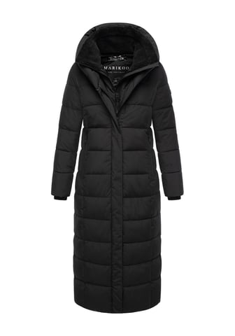 Marikoo women’s quilted coat Pakoraa with detachable teddy collar