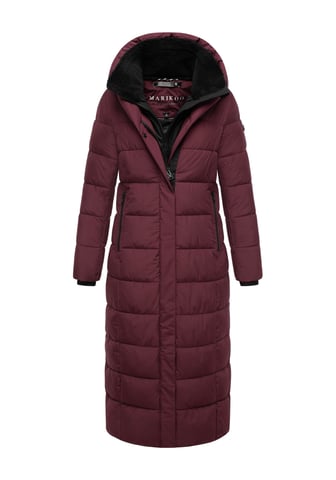 Marikoo women’s quilted coat Pakoraa with detachable teddy collar