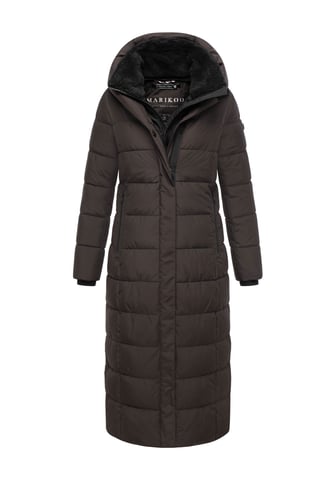 Marikoo women’s quilted coat Pakoraa with detachable teddy collar