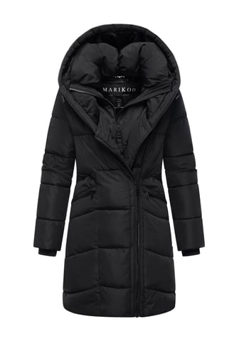 Marikoo women’s quilted coat Virenaa with layer design & fleece lining