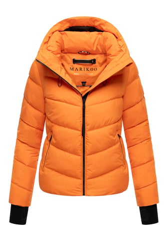 Marikoo women’s quilted jacket Yukanii with hood & feminine fit