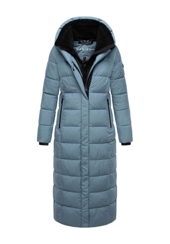Marikoo women’s quilted coat Pakoraa with detachable teddy collar