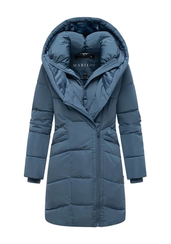 Marikoo women’s quilted coat Virenaa with layer design & fleece lining