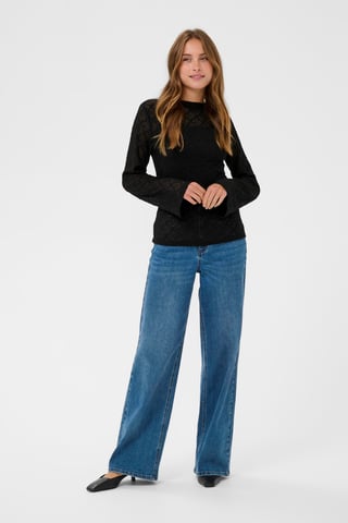 T-shirt met lange mouwen KAmiah T-shirt met lange mouwen Tight fit black