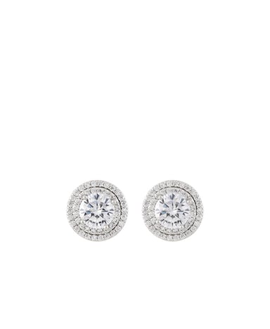 U.S. Polo Assn Jewellery Cristal Rhodium Earrings