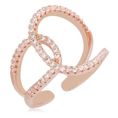 U.S. Polo Assn Jewellery Stella Rose Gold Ring