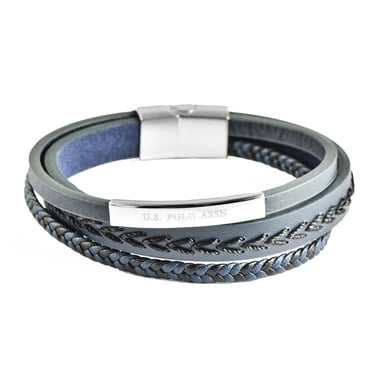 U.S. Polo Assn Jewellery Harrison Leather Bracelet