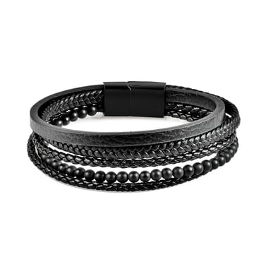 U.S. Polo Assn Jewellery Brandon Black Bracelet