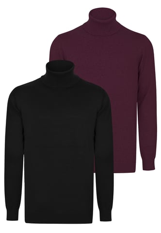 Pullover Turtleneck Pullover Pack Of 2