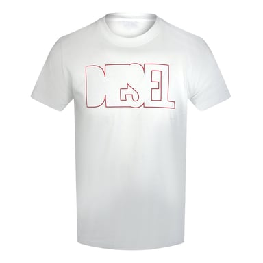 Diesel Logotyp Vit T-shirt