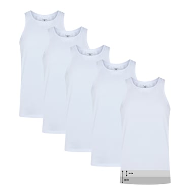 Cappuccino Italia Tee SS 5-Pack Undershirt White