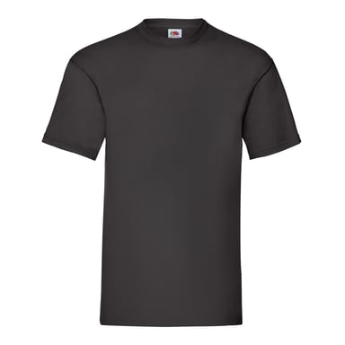 Fruit of the Loom Unisex Adult Valueweight T-Shirt (Black)