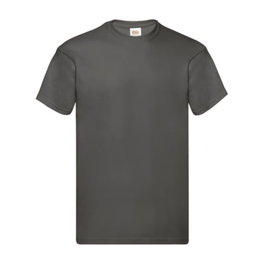 Fruit of the Loom Unisex Adult Original Cotton T-Shirt (Light Graphite Solid)
