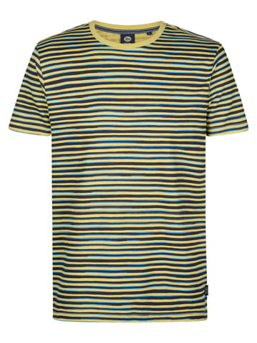 Petrol Industries - Striped T-shirt Anchorview Men - Green
