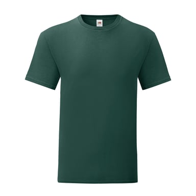 Fruit of the Loom Unisex Adult Iconic T-Shirt (Forest Green)