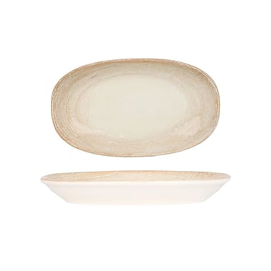 Bonna Serveerschaal patera porselein 24x14 cm set van 2