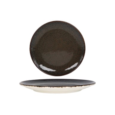 Bonna Dessertbord ore tierra porselein 21 cm set van 6