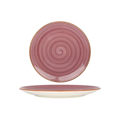 Bonna Dinerbord aura blackberry porselein 27 cm set van 6