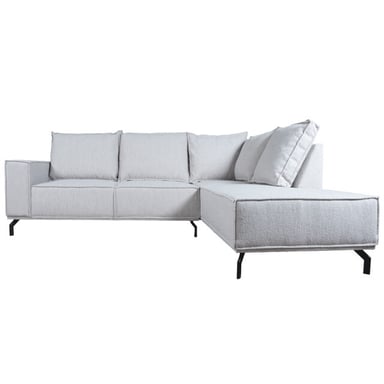 Home67 Hoekbank ron boucle champagne 186 rechts