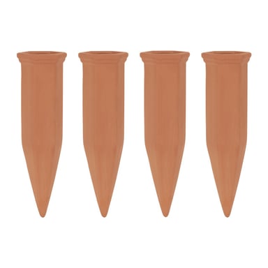 QUVIO Bewateringssysteem set van 4 terracotta
