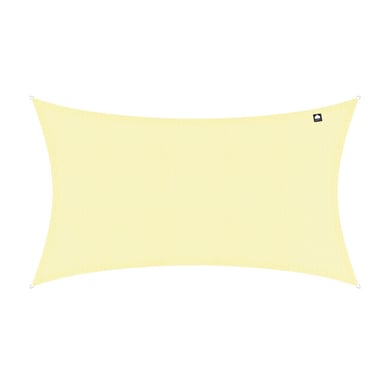 Kopu ® schaduwdoek rechthoek 2x4 m waterdicht zonnedoek creme