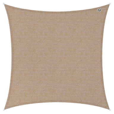 Kopu ® schaduwdoek vierkant 5x5 m 280 gram waterdoorlatend beach