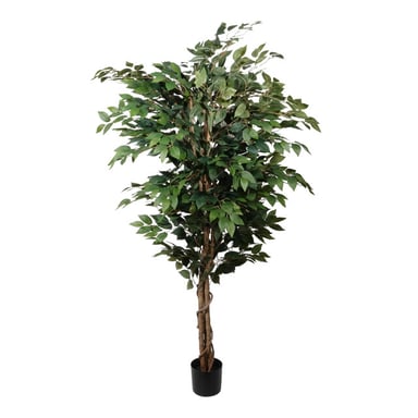 Kopu ® kunstplant ficus benjamina 150 cm in zwarte pot 1764 bladeren