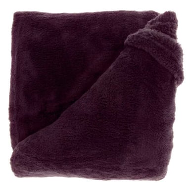 Unique Living plaid justin 150x200cm dark purple