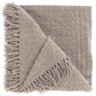 Unique Living plaid verlin chateau grey -130x180cm