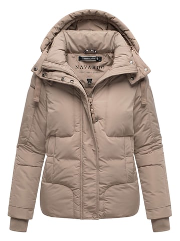Navahoo women’s quilted jacket Zauberlicht with fleece lining & hood