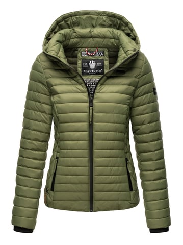 Marikoo women’s quilted jacket Samtpfote with detachable hood & ribbed cuffs