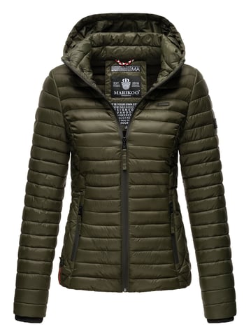 Marikoo women’s quilted jacket Samtpfote with detachable hood & ribbed cuffs
