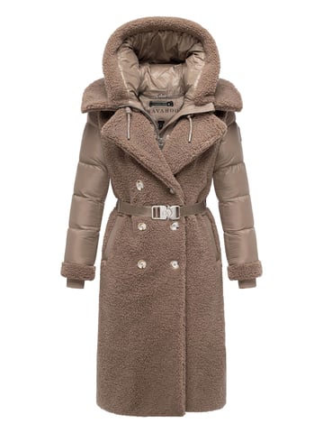 Navahoo women’s teddy coat Kuscheltraum with 2-in-1 quilted insert