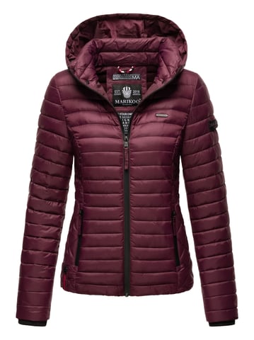 Marikoo women’s quilted jacket Samtpfote with detachable hood & ribbed cuffs
