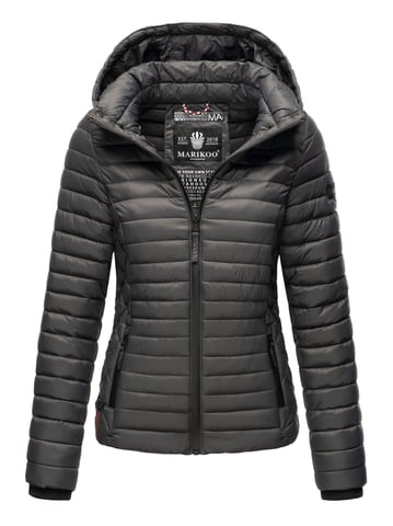 Marikoo women’s quilted jacket Samtpfote with detachable hood & ribbed cuffs