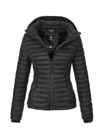 Marikoo women’s quilted jacket Samtpfote with detachable hood & ribbed cuffs