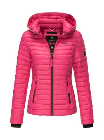 Marikoo women’s quilted jacket Samtpfote with detachable hood & ribbed cuffs