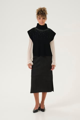 CRGift Knit Slipover Knitted waistcoat Loose fit