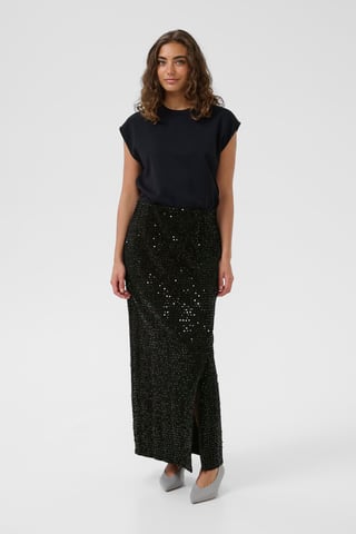 CUtamera Sequin Skirt Skirt Straight fit