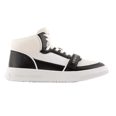 Armani Exchange Tränare för män (Vit/Svart)