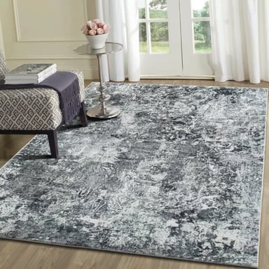 Muratap Nostalgia abstract rechthoek laagpolig vloerkleed wasbaar anti-slip woonkamer slaapkamer 120x160 cm
