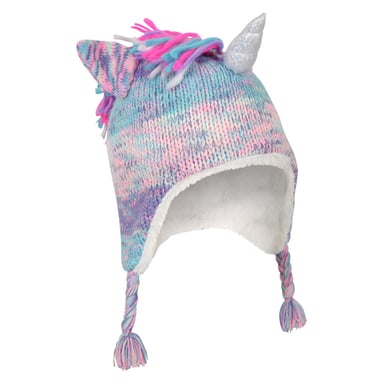 Mountain Warehouse Childrens/Kids Unicorn Bomber Hat (Blue/Pink)